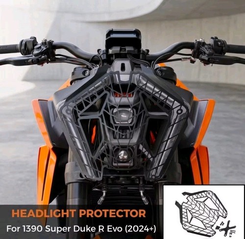 Griglia protezione faro ktm - griglia,